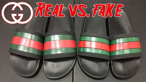 how to make fake gucci slides|how to authenticate gucci slides.